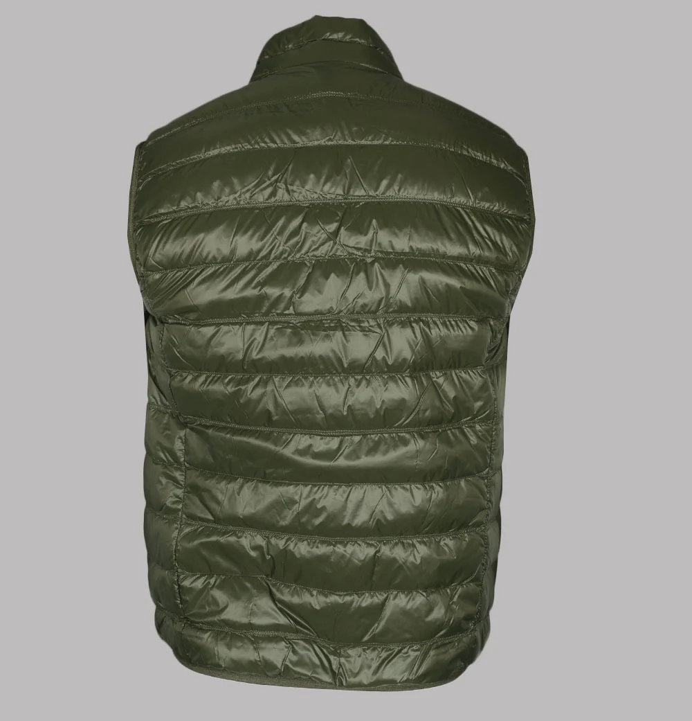 EA7 Quilted Down Gilet Forest Night - Image 2