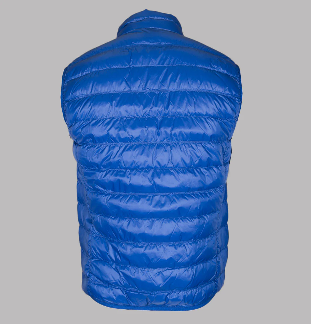 EA7 Quilted Down Gilet Mazarine Blue - Image 2