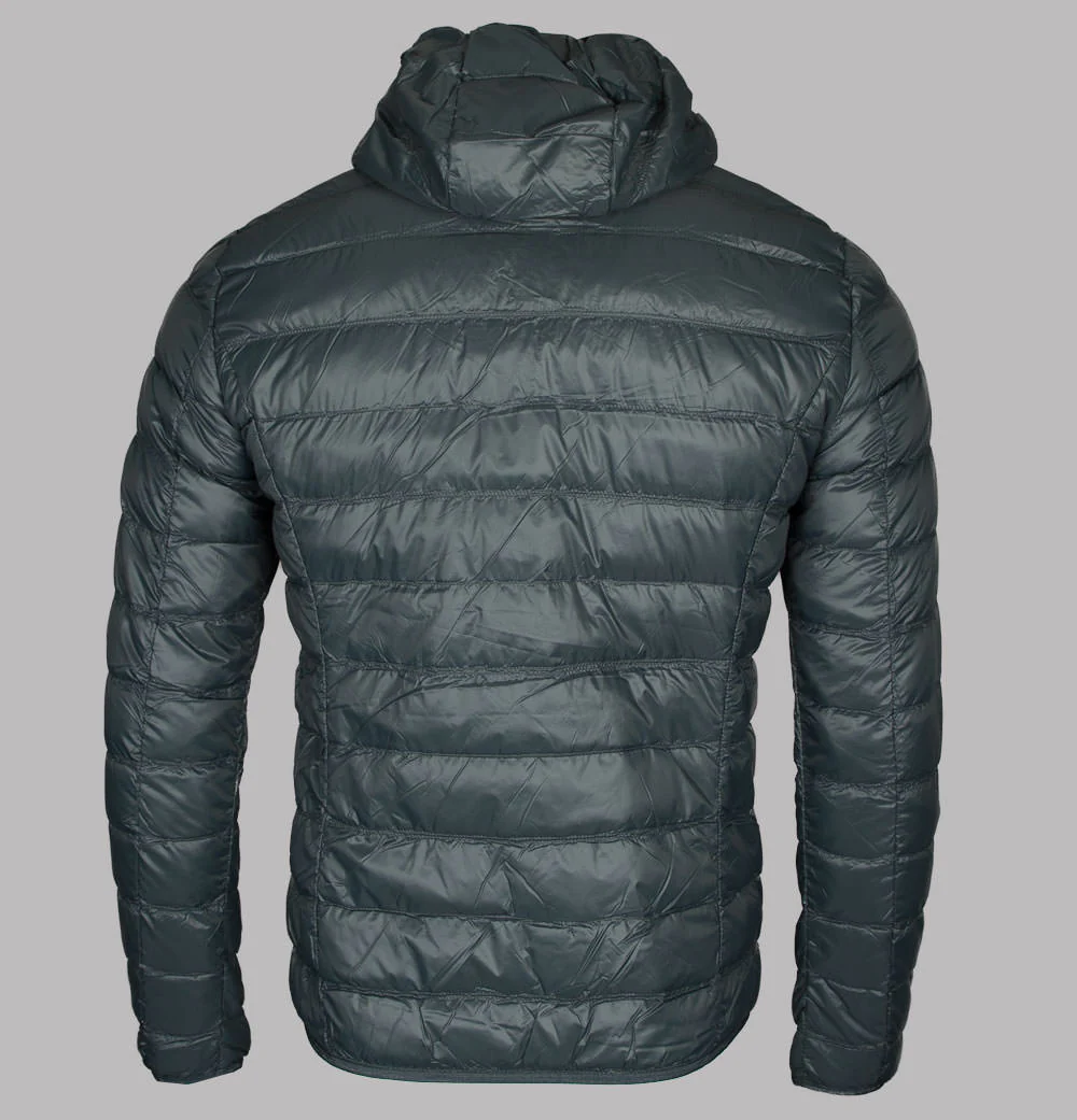 EA7 Quilted Down Hooded Jacket Urban Chic - Image 2