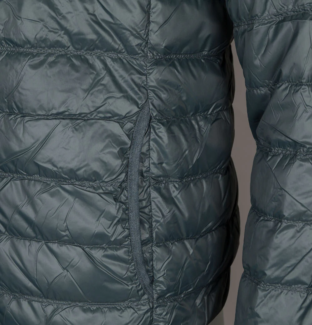 EA7 Quilted Down Hooded Jacket Urban Chic - Image 5
