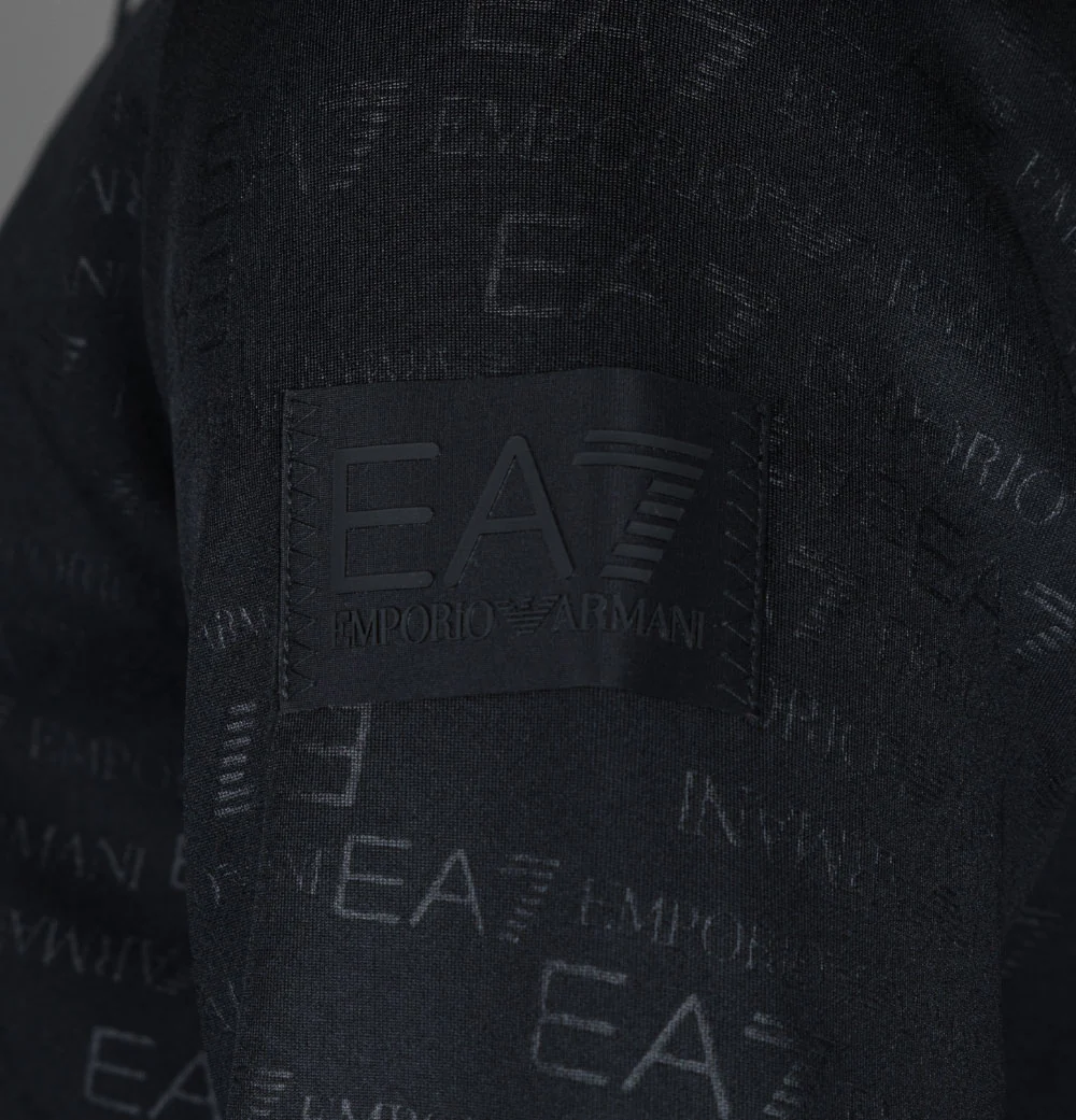EA7 Repeat Logo Track Top Black - Image 5