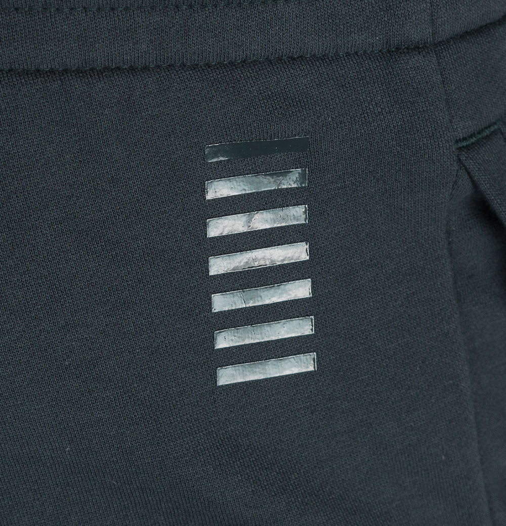 EA7 Rubber Logo Joggers Night Blue - Image 5
