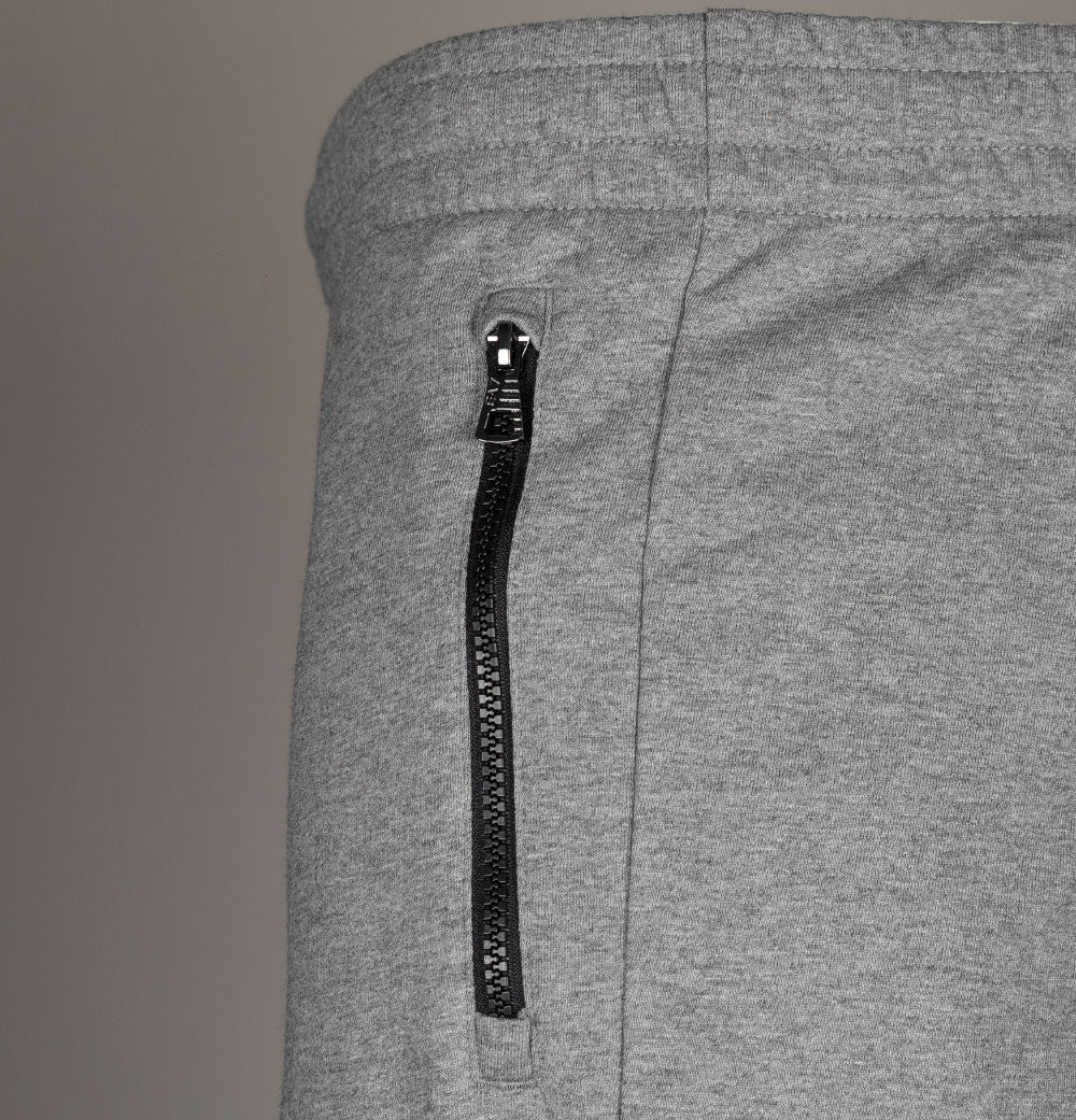 EA7 Rubberised Taping Logo Shorts Medium Grey - Image 4