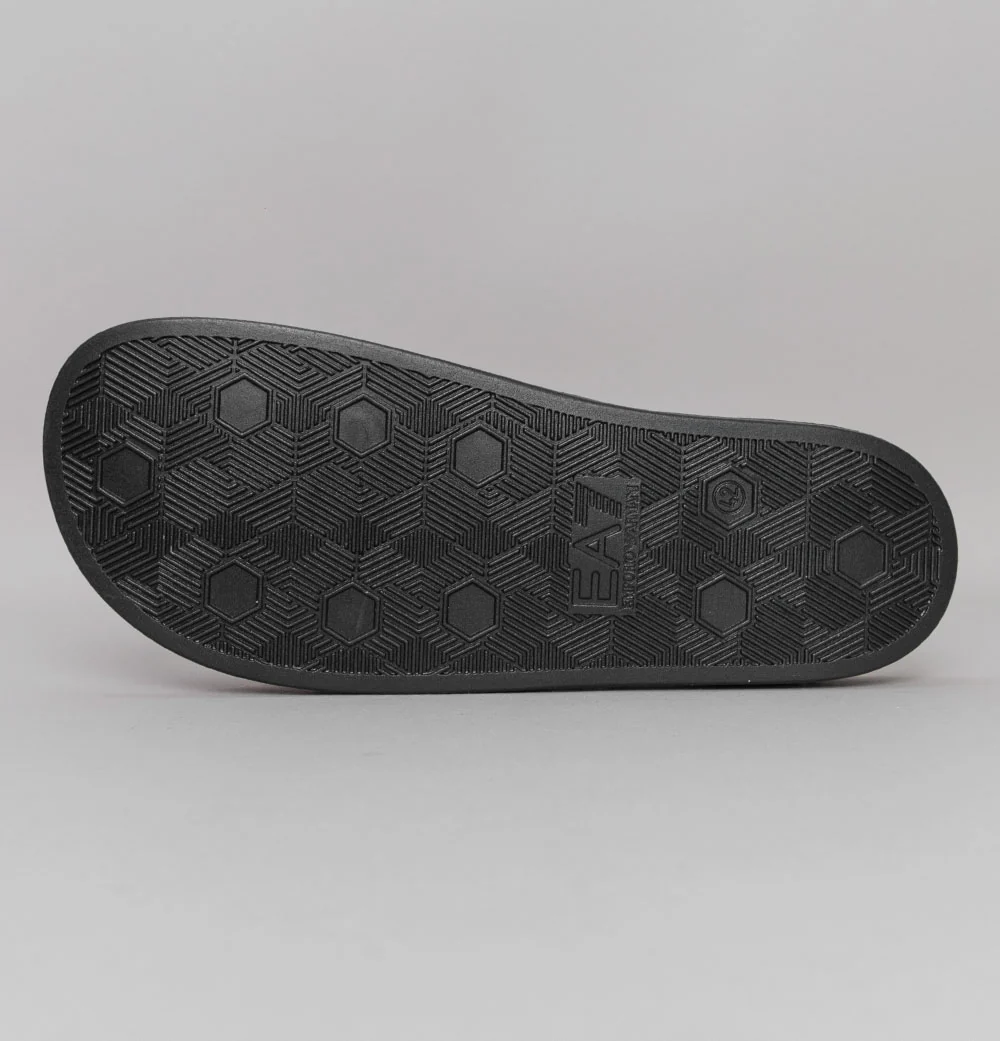 EA7 Sea World Logo Slides Black/White - Image 6
