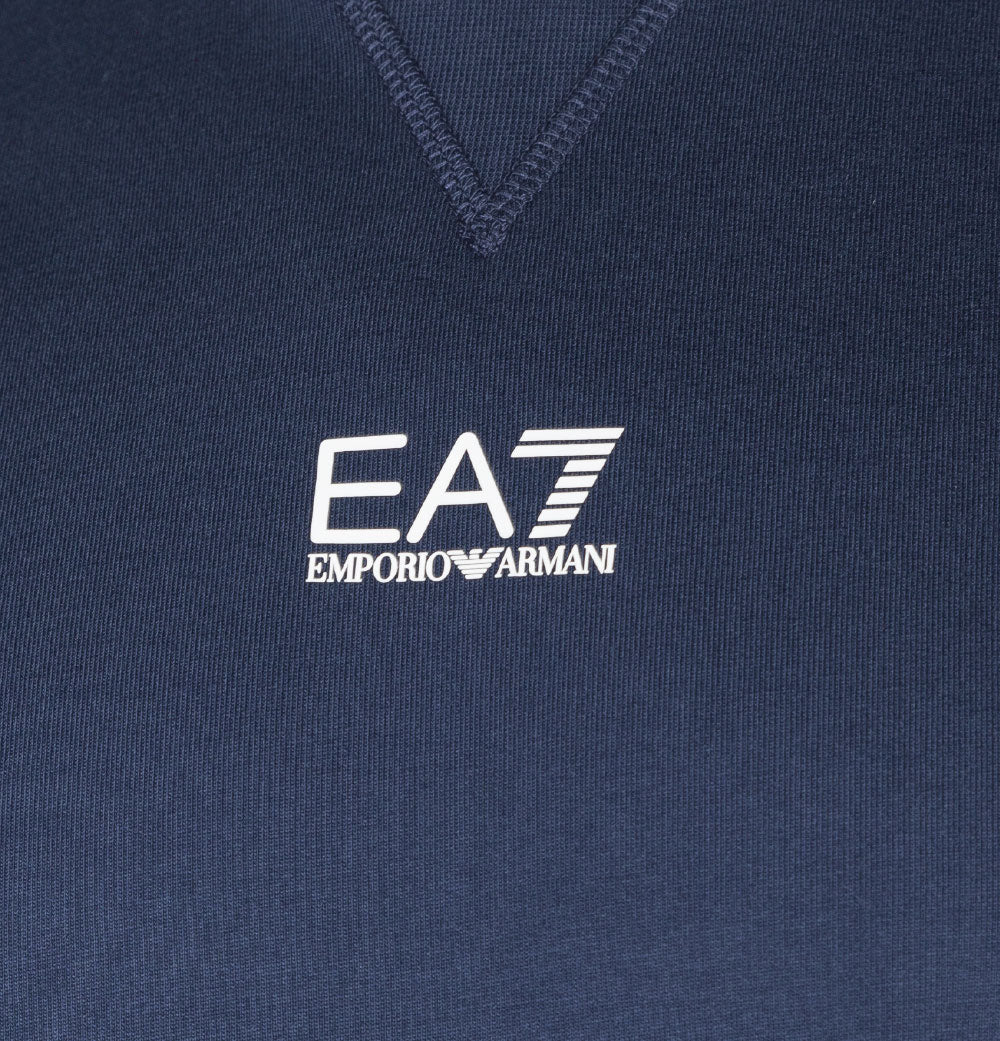 EA7 Small Logo Sweatshirt Navy Blue - Image 3