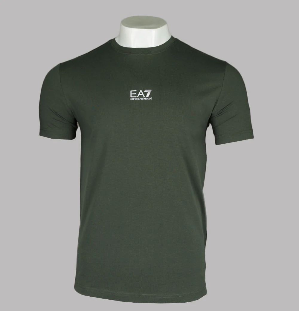 EA7 Small Logo T-Shirt Ivy