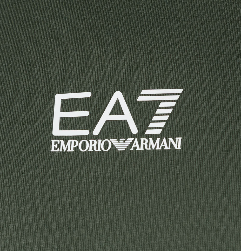 EA7 Small Logo T-Shirt Ivy - Image 3