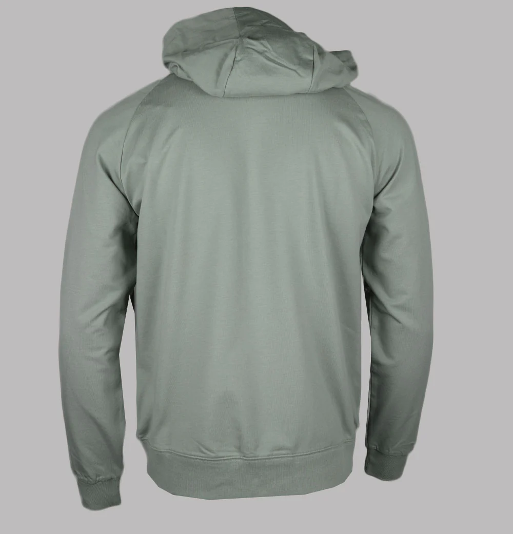 EA7 Taping Full Zip Hooded Sweatshirt Shadow - Image 2