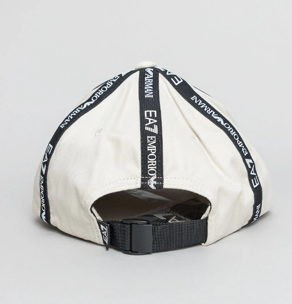 EA7 Taping Logo Cap Almond Milk - Image 2