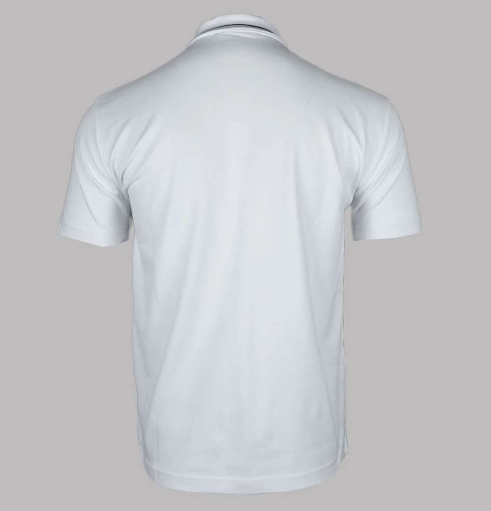 EA7 Tennis Club Polo Shirt White - Image 2