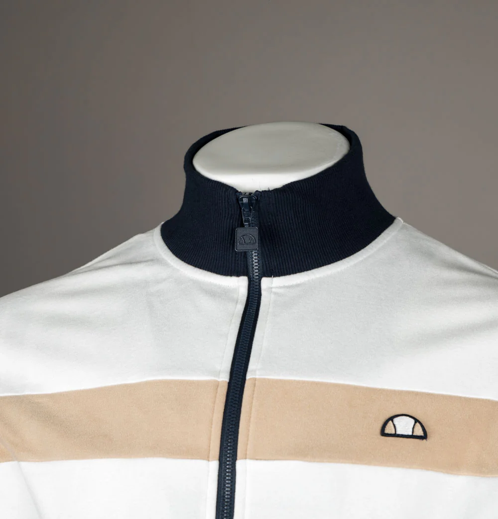Ellesse Anzios Track Top Off White/Navy - Image 3