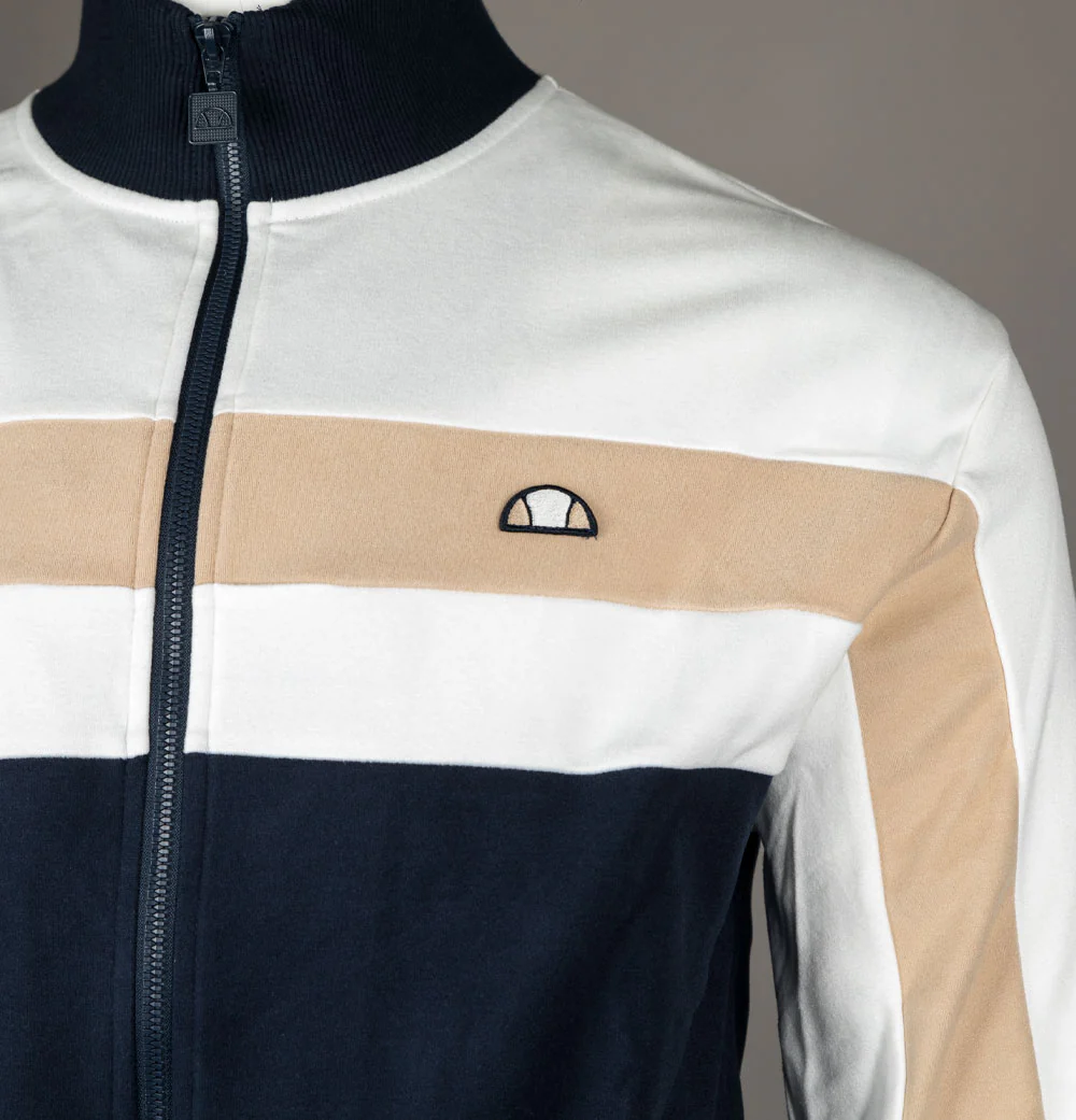 Ellesse Anzios Track Top Off White/Navy - Image 4