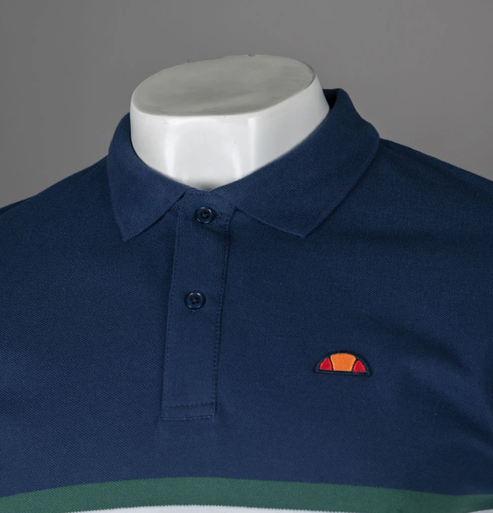 Ellesse Capello Polo Shirt Navy - Image 3