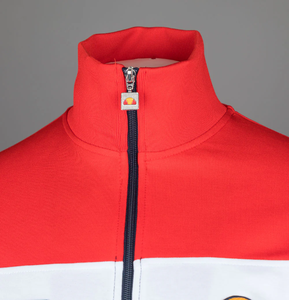 Ellesse Caprini Track Top Red/Navy/White - Image 3