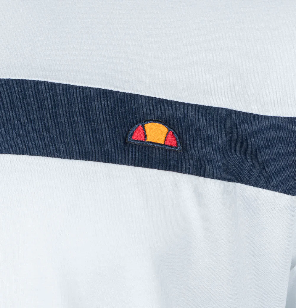 Ellesse Caserio T-Shirt White/Navy - Image 3