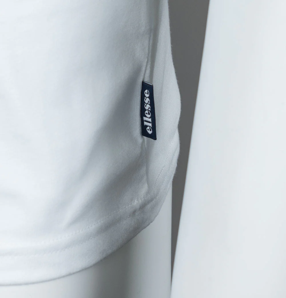 Ellesse Caserio T-Shirt White/Navy - Image 4