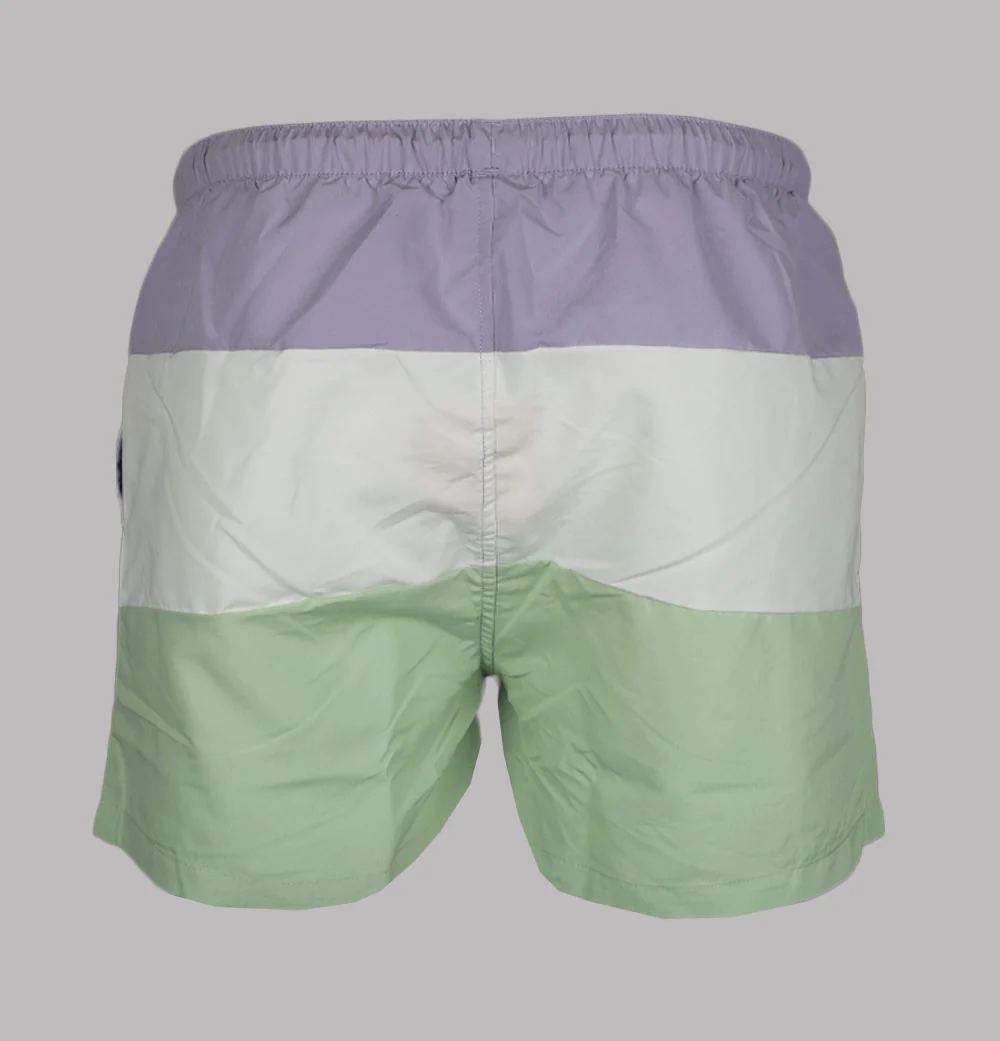 Ellesse Cielo Swim Shorts Lavender/Off White/Green - Image 3
