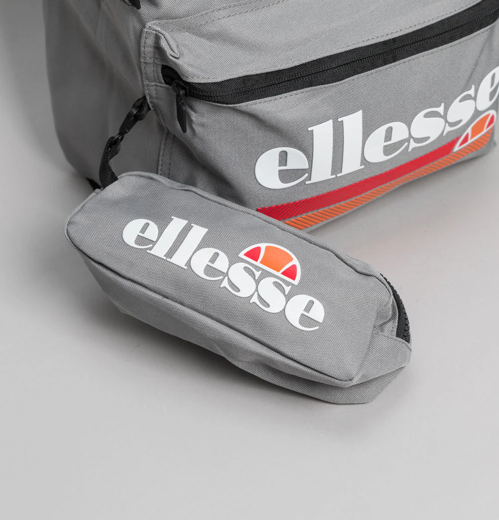 Ellesse Cillo Backpack & Pencil Case Grey - Image 3