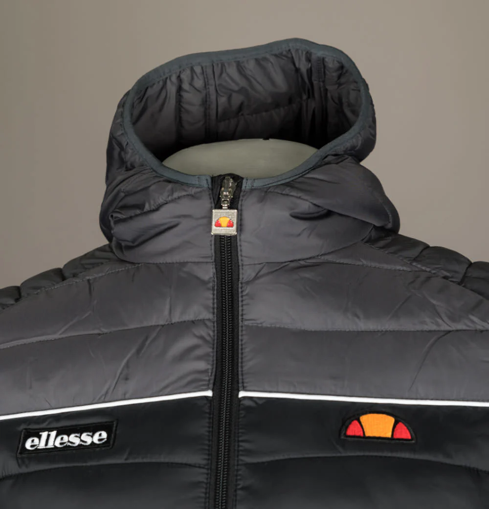 Ellesse Lombardy 2 Padded Jacket Black - Image 3