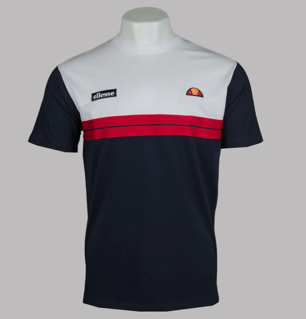 Ellesse Macchio T-Shirt White/Navy