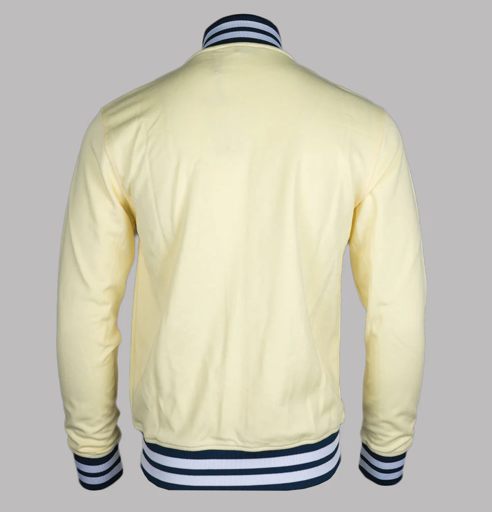 Ellesse Milan Tracksuit Top Light Yellow/Navy - Image 2