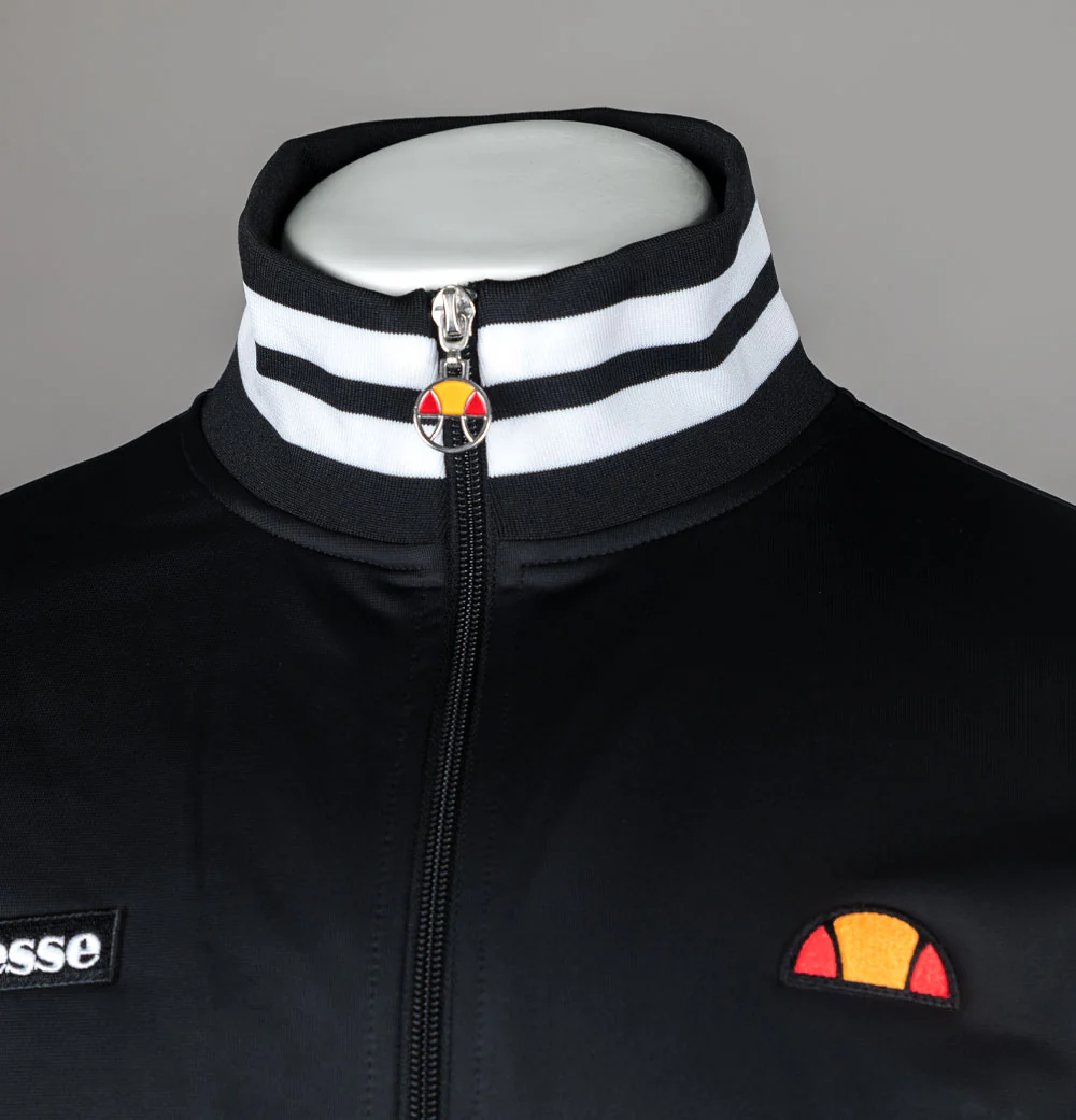 Ellesse Milan Two Tracksuit Top Black - Image 3