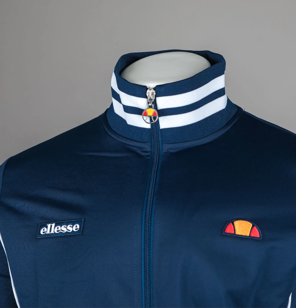 Ellesse Milan Two Tracksuit Top Navy - Image 3