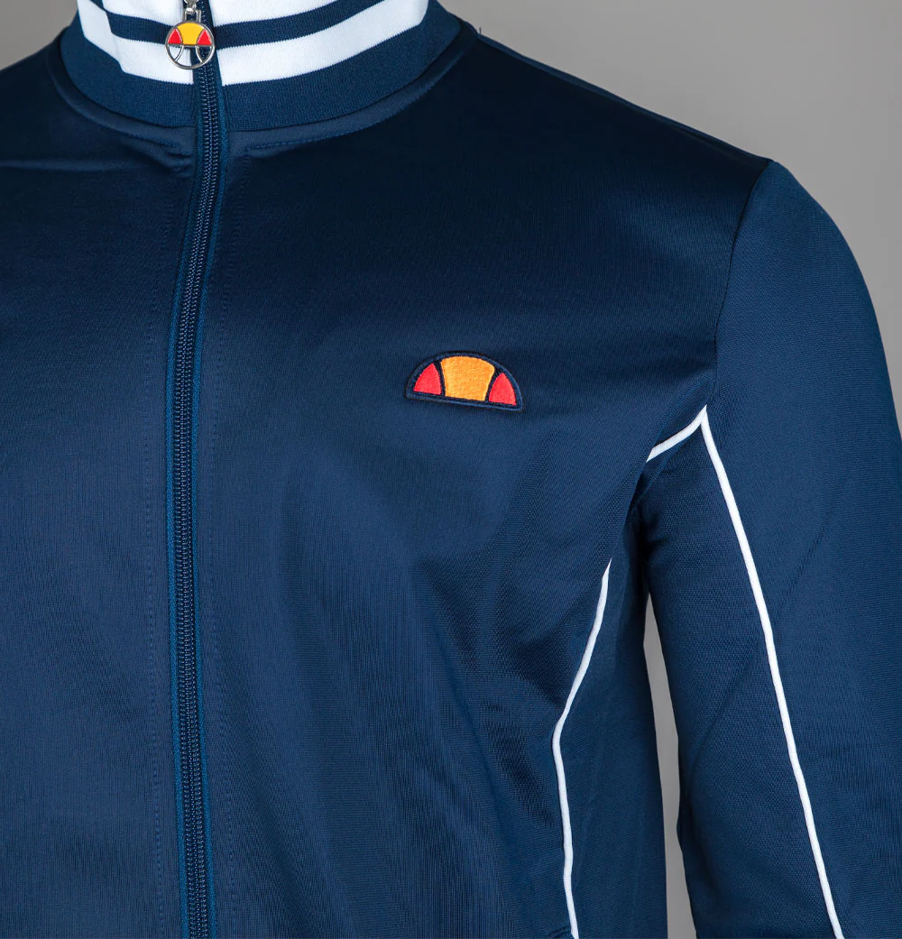 Ellesse Milan Two Tracksuit Top Navy - Image 4