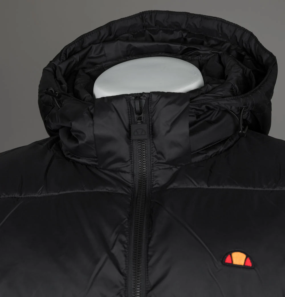 Ellesse Paddero Hooded Puffer Jacket Black - Image 3
