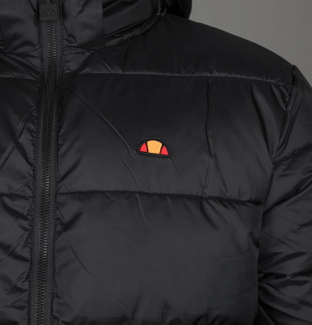 Ellesse Paddero Hooded Puffer Jacket Black - Image 4