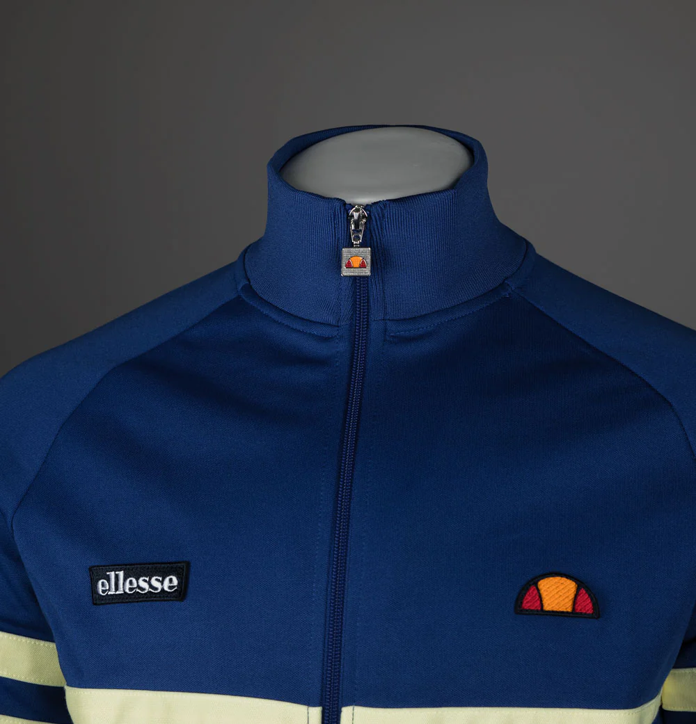 Ellesse Rimini Tracksuit Top Blue/Yellow - Image 3