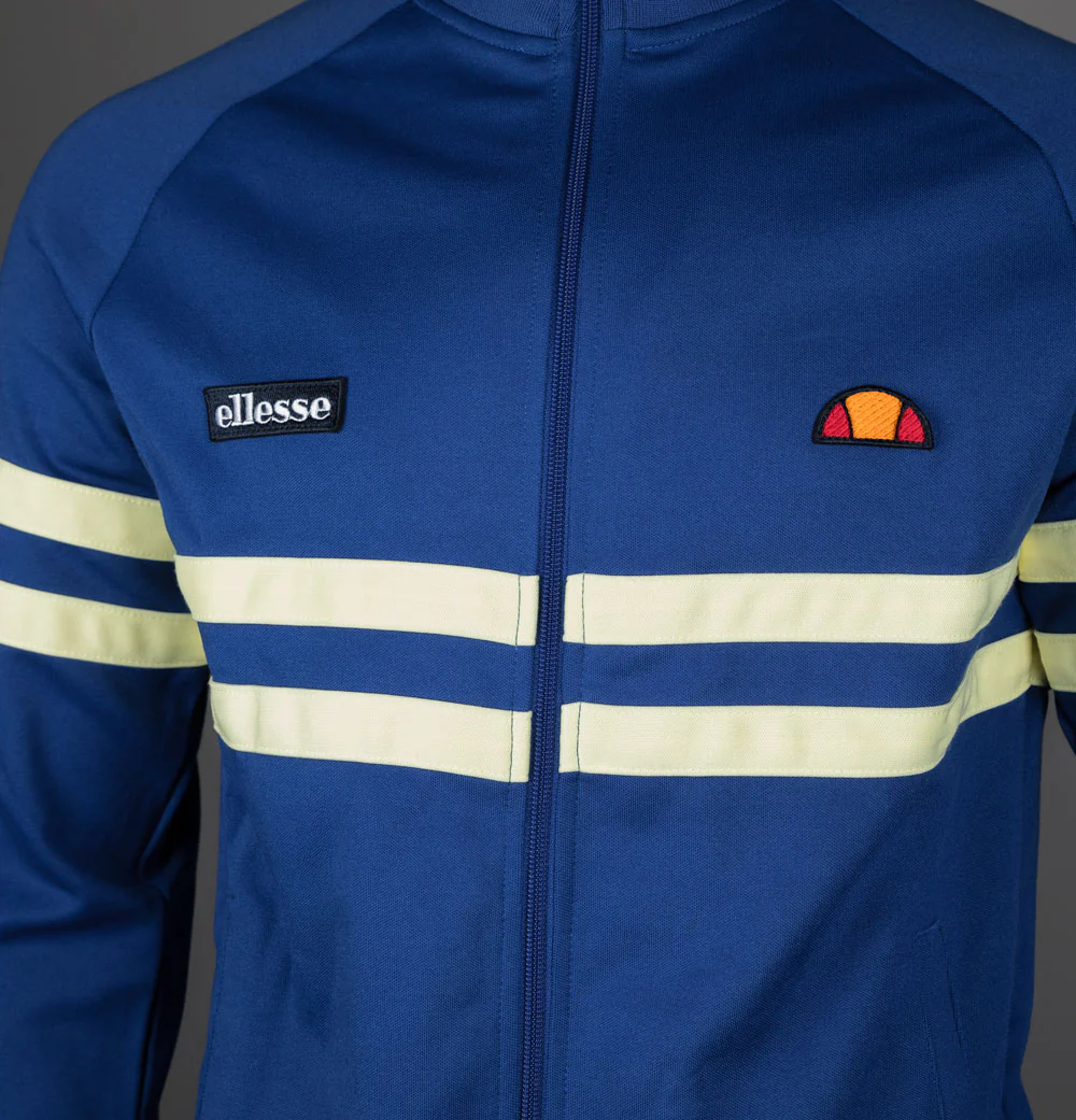 Ellesse Rimini Tracksuit Top Blue/Yellow - Image 4