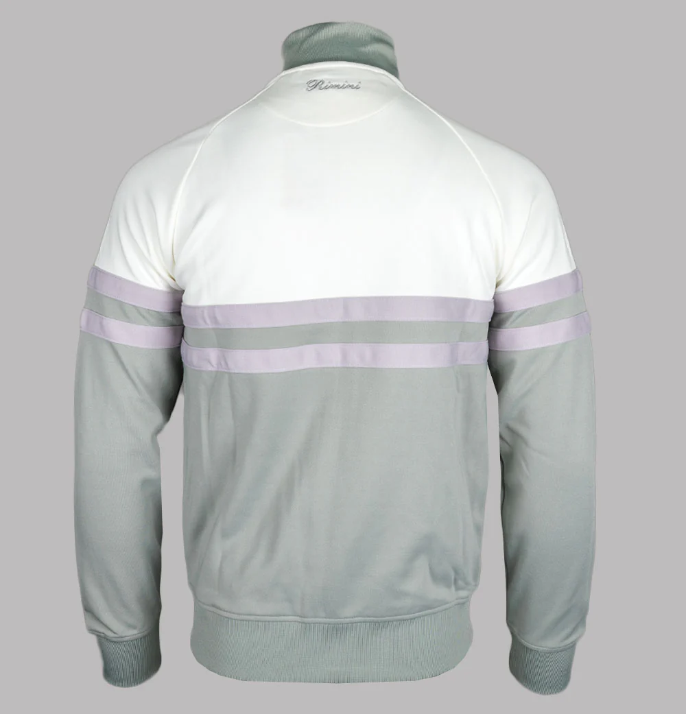 Ellesse Rimini Tracksuit Top Sage/Off White - Image 2