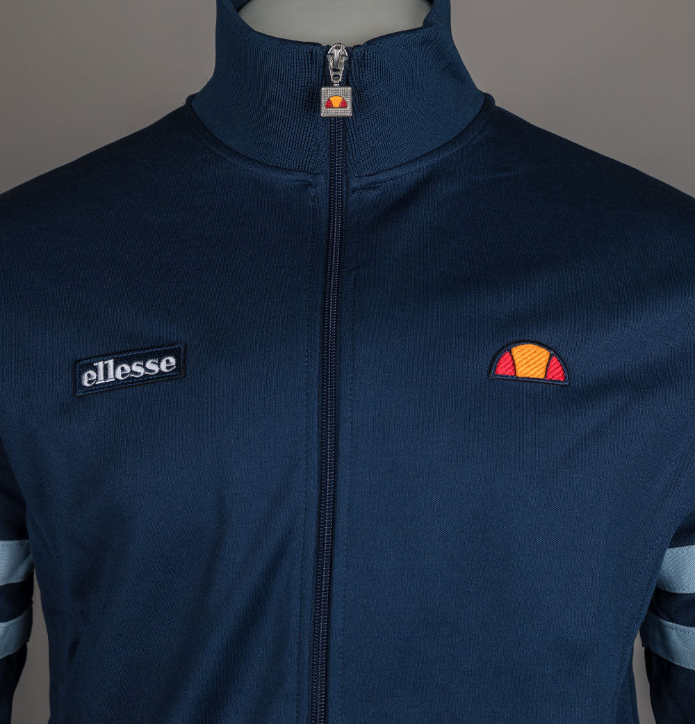 Ellesse Roma Tracksuit Top Navy/Light Blue - Image 3