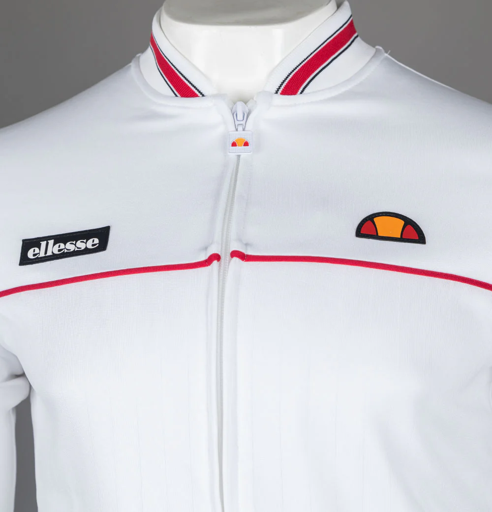 Ellesse Tommie Track Top White - Image 4