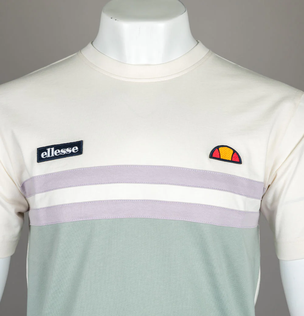 Ellesse Venire T-Shirt Sage/Off White - Image 3