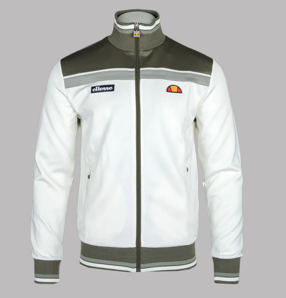 Ellesse Vignola Track Top Off White/Khaki