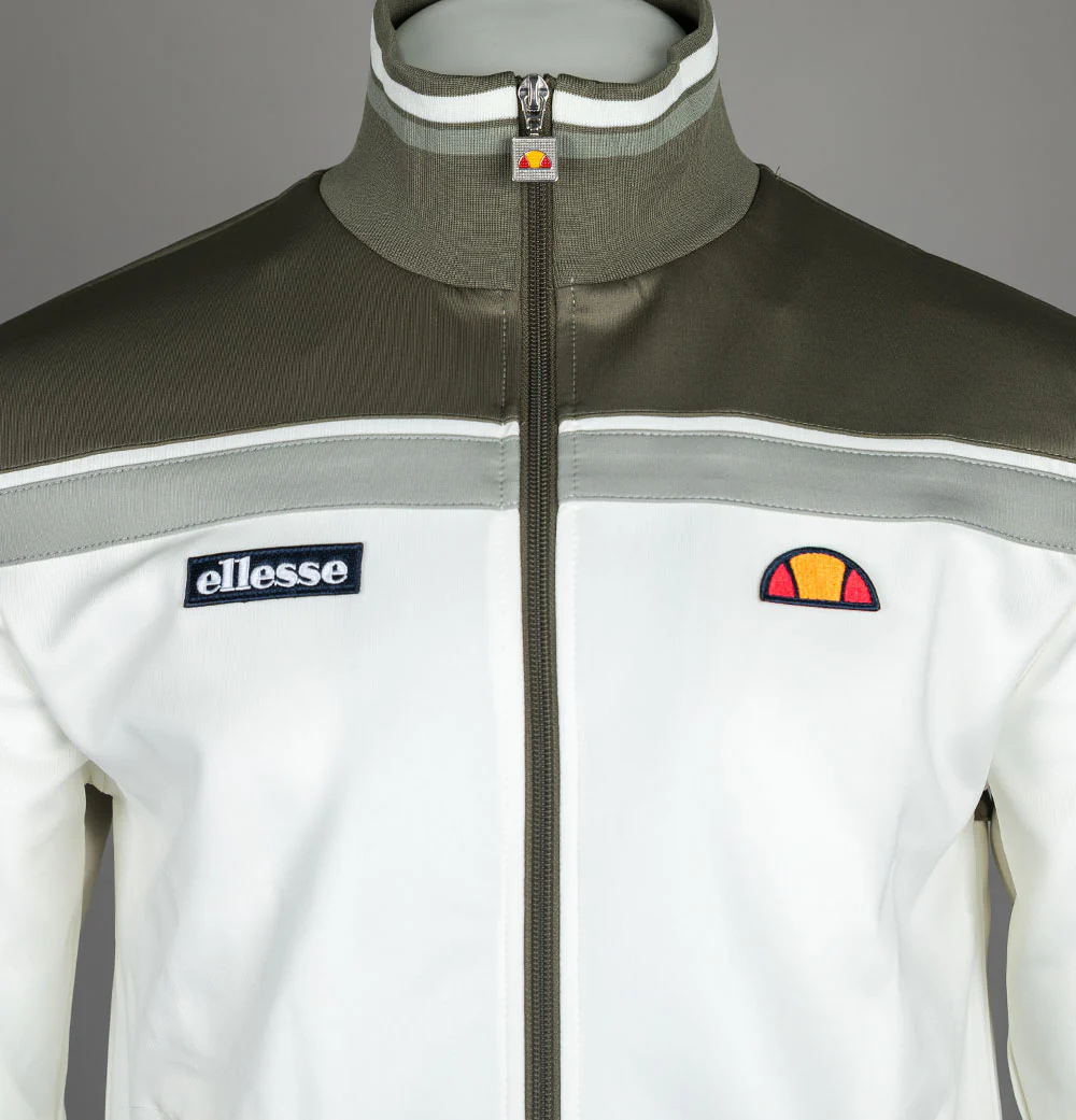 Ellesse Vignola Track Top Off White/Khaki - Image 3