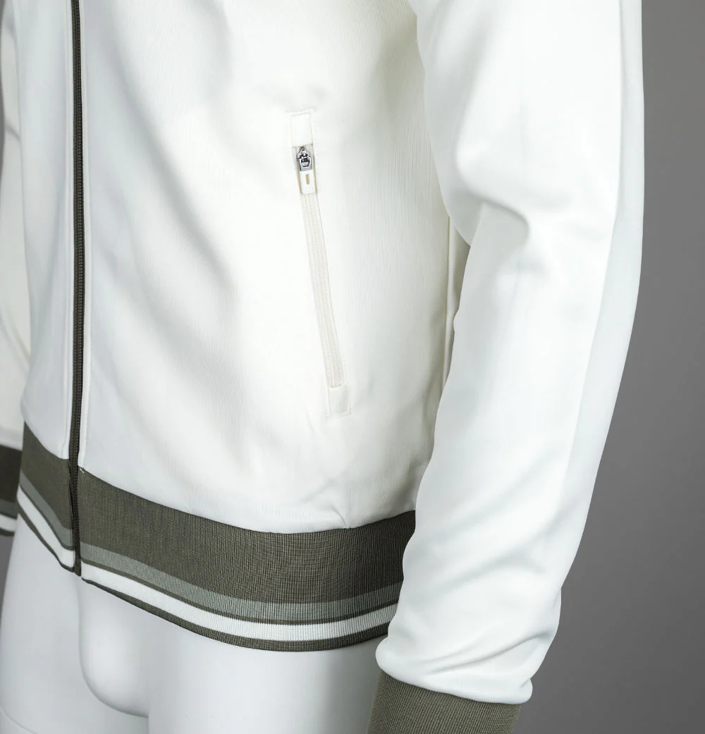 Ellesse Vignola Track Top Off White/Khaki - Image 4