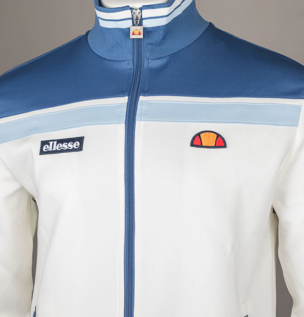 Ellesse Vignola Track Top Off White/Navy - Image 4