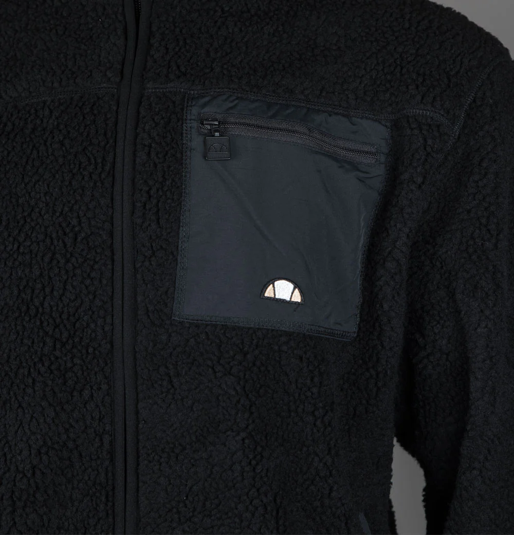 Ellesse Viterbo Fleece Jacket Black - Image 4
