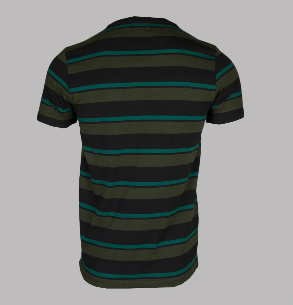 Farah Agawan Stripe T-Shirt Black - Image 2