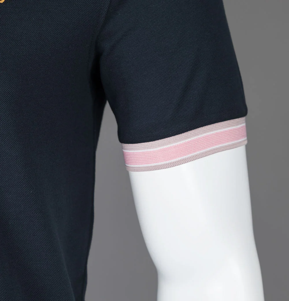 Farah Avalon Polo Shirt True Navy - Image 5