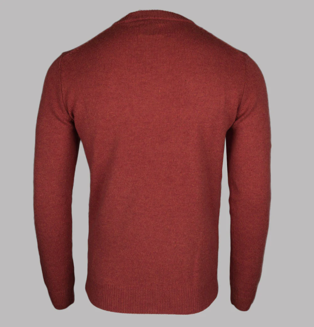Farah Birchall Lambswool Jumper Crimson - Image 2