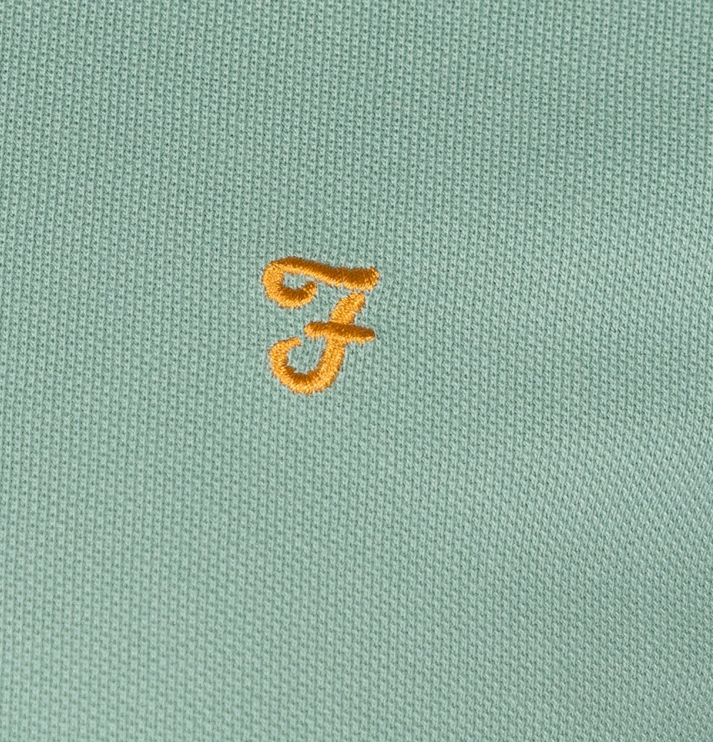 Farah Blanes Polo Shirt Summer Green - Image 4