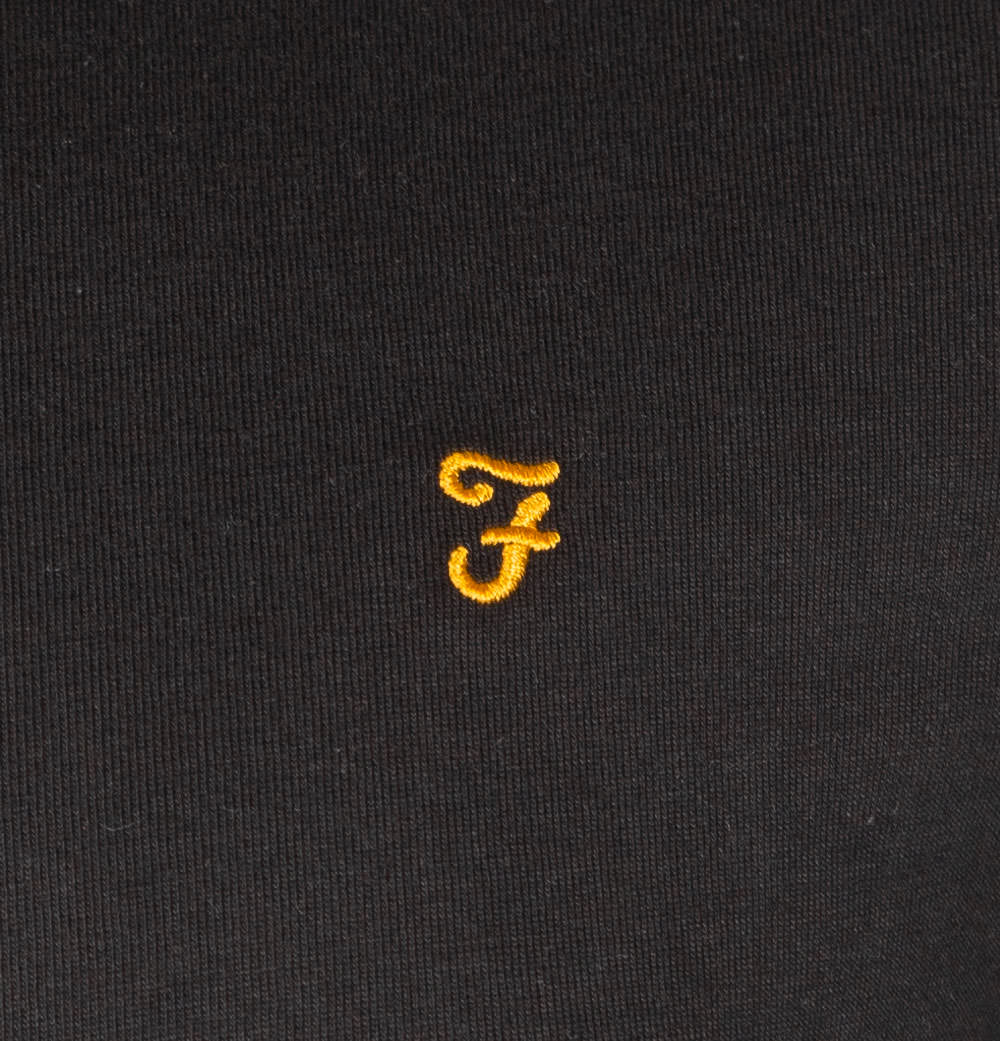 Farah Danny S/S T-Shirt Black - Image 4