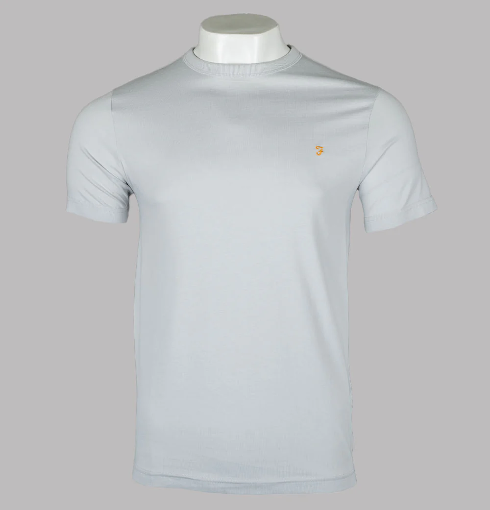 Farah Danny S/S T-Shirt Blue Grey