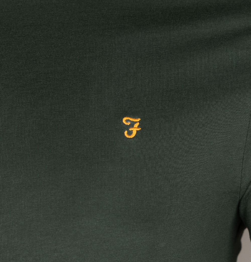 Farah Danny S/S T-Shirt Evergreen - Image 4