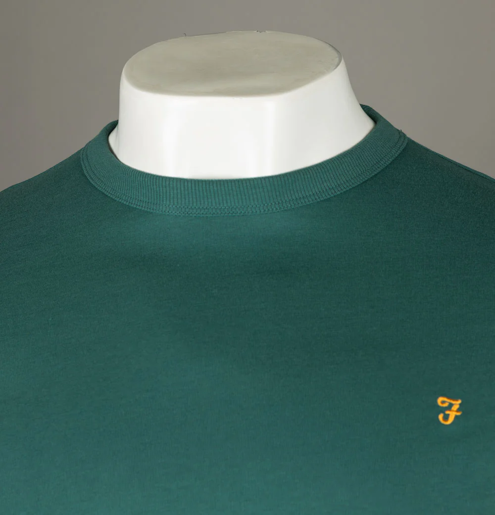 Farah Danny S/S T-Shirt Farah Pine Green - Image 3