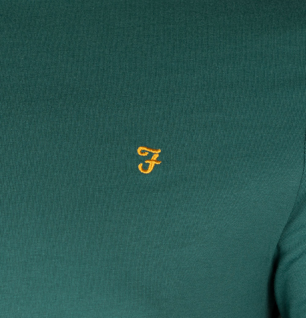 Farah Danny S/S T-Shirt Farah Pine Green - Image 4